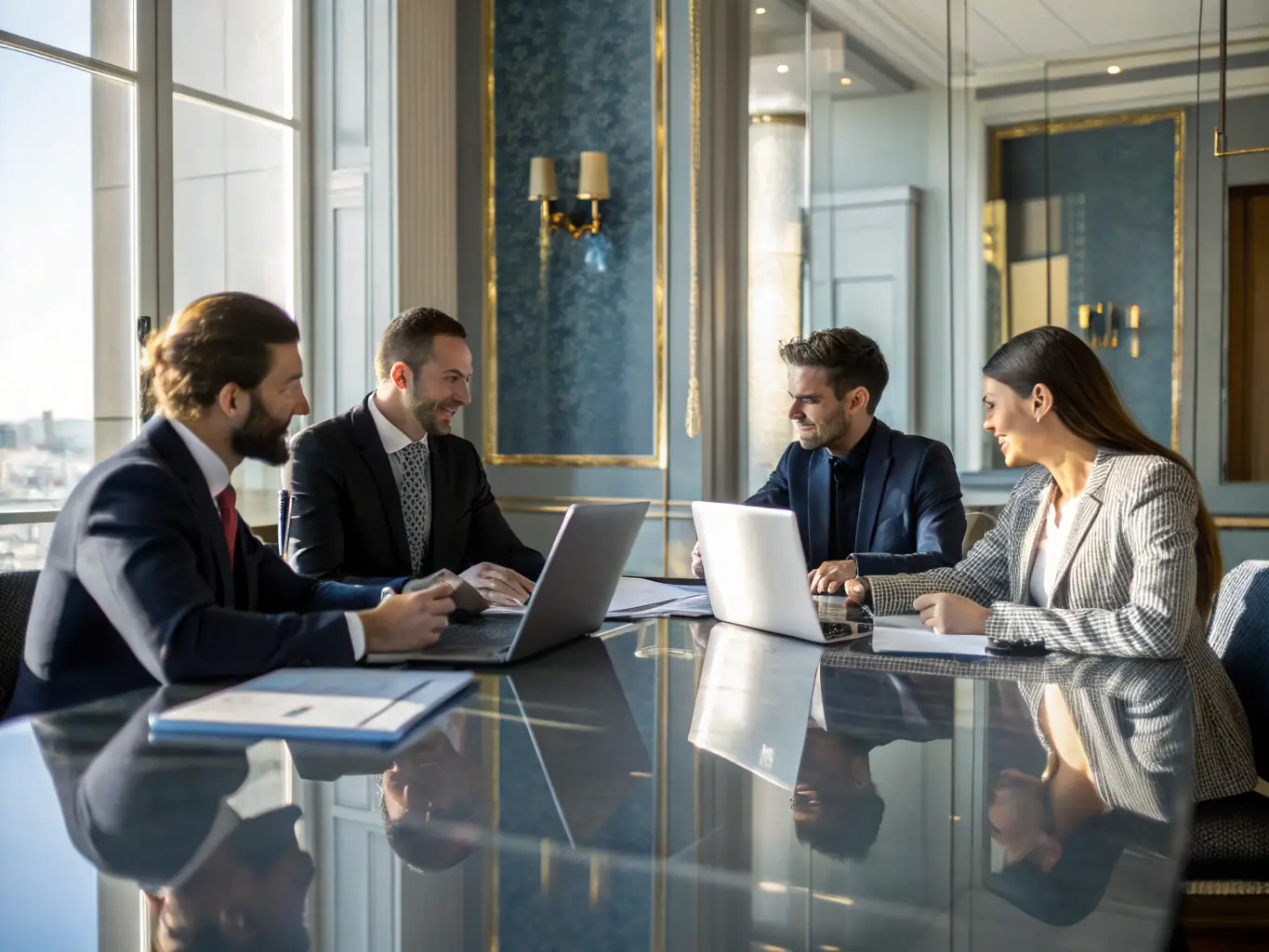 An image of a financial consultant presenting funding options to a startup team, highlighting the importance of securing the right capital.